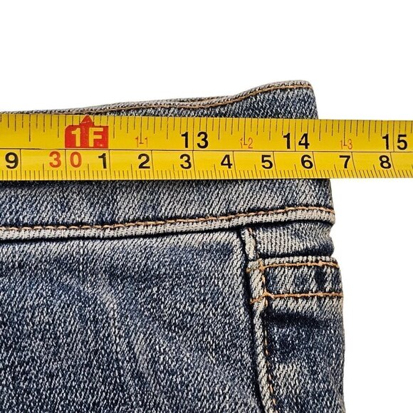 Rag & Bone Skinny Distressed Jeans Raw Hem Denim W1502K520 Bidland Wash Women 26 - Picture 11 of 13